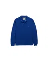 Rodd & Gunn Men's The Gunn Long Sleeve Slim Fit Polo Shirt In Blue