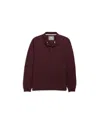 Rodd & Gunn Men's The Gunn Long Sleeve Slim Fit Polo Shirt In Burgundy