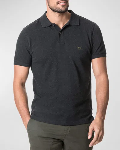 Rodd & Gunn The Gunn Slim Fit Polo Shirt In Charcoal