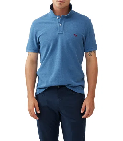 Rodd & Gunn Men's The Gunn Sports Fit Short Sleeve Polo In Blue