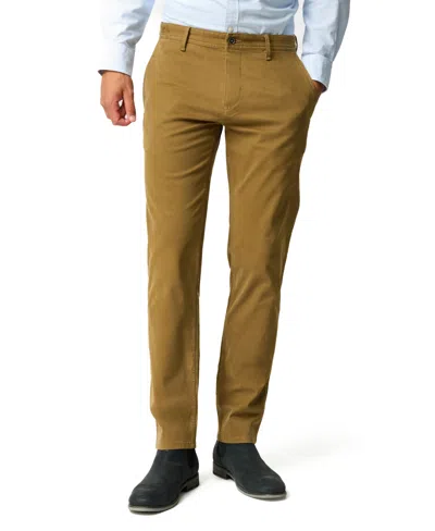 Rodd & Gunn Thomas Road Cotton Blend Brushed Chino Pants In Brown