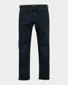 Rodd & Gunn Weston Straight Italian Denim In Blue Black