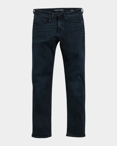 Rodd & Gunn Weston Straight Italian Denim In Blue Black