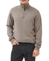 Rodd & Gunn Rodd And Gunn Merrick Bay Quarter-zip Sweater In Almond