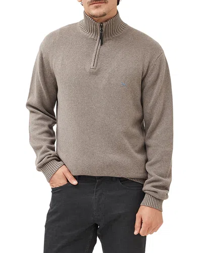 Rodd & Gunn Rodd And Gunn Merrick Bay Quarter-zip Sweater In Almond
