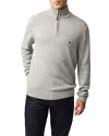 Rodd & Gunn Rodd And Gunn Merrick Bay Quarter-zip Sweater In Gray