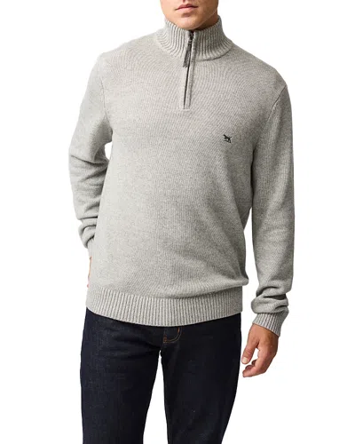 Rodd & Gunn Rodd And Gunn Merrick Bay Quarter-zip Sweater In Gray