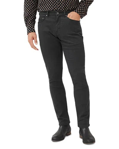 Rodd & Gunn Motion Melange Straight Fit Jeans In Nutmeg In Onyx