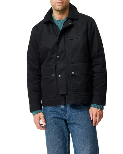 Rodd & Gunn Mount Eden Waxed Cotton Jacket In Black