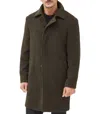 Rodd & Gunn Murchison Wool Blend Overcoat In Black