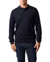 Rodd & Gunn Murdoch Textured Wool Polo Sweater In Multi