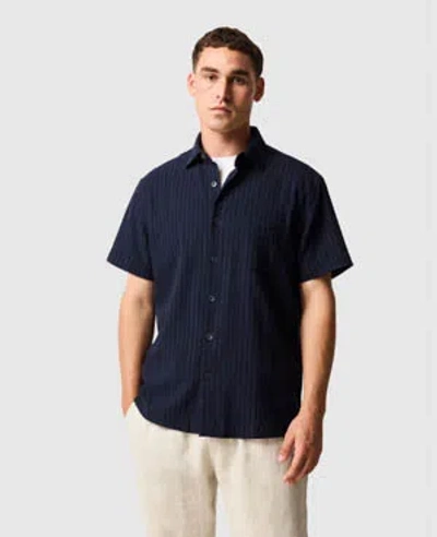 Rodd & Gunn Mystery Creek Seersucker Shirt In Blue