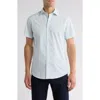 Rodd & Gunn Ness Street Short Sleeve Button-up Shirt In Gray