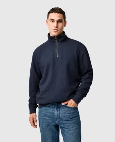 Rodd & Gunn Newfield Fleece Quarter Zip Shirt In Blue