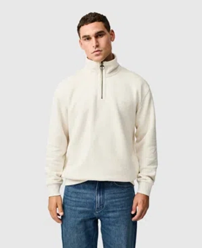 Rodd & Gunn Newfield Fleece Quarter Zip Shirt In Neutral