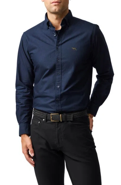 Rodd & Gunn North Island Solid Button-down Shirt In Blue