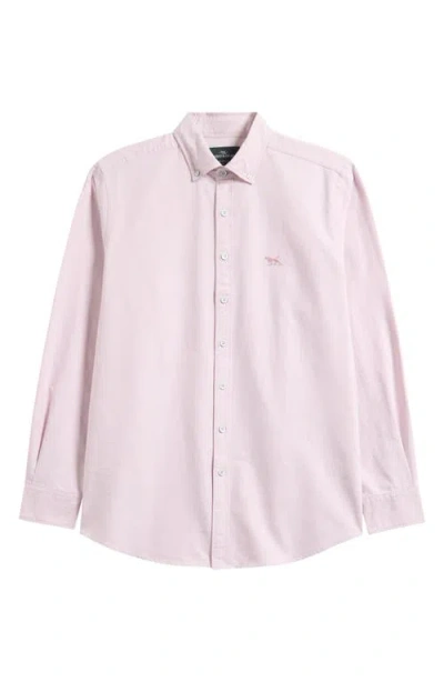 Rodd & Gunn North Island Solid Button-down Shirt In Pink