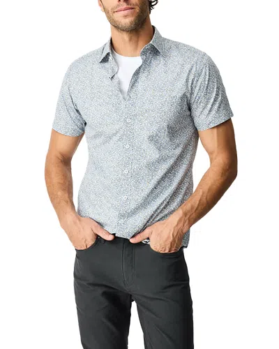Rodd & Gunn North Point Sports Fit Short Sleeve Shirt In Blue