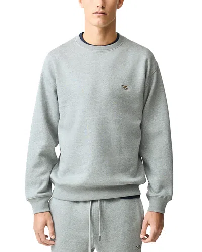 Rodd & Gunn Otago Fleece Crewneck Sweatshirt In Gray