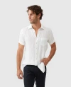 Rodd & Gunn Palm Beach Sports Fit Shirt In Snow