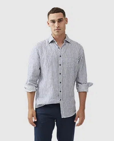 Rodd & Gunn Port Charles Sports Fit Shirt In Deep Ocean