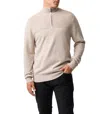 Rodd & Gunn Quail Rise Merino Wool Quarter Zip Sweater In Multi