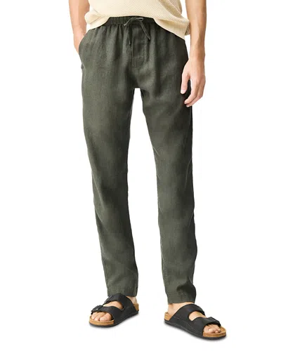 Rodd & Gunn Regular Fit Linen Resort Pants In Green