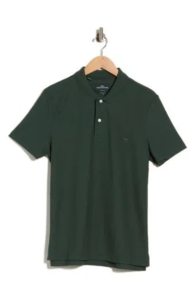 Rodd & Gunn Reimers Lane Sports Fit Cotton Jacquard Polo In Pine