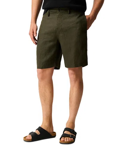 Rodd & Gunn Resort Linen Shorts In Green
