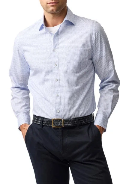 Rodd & Gunn Revill Reserve Button-up Shirt In Blue
