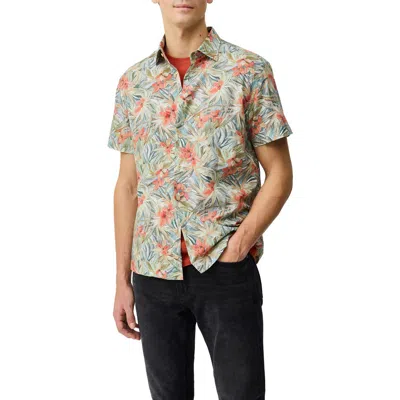 Rodd & Gunn Riverina Floral Short Sleeve Button-up Shirt In Multi
