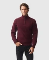 Rodd & Gunn Robbies Road Knit In Berry