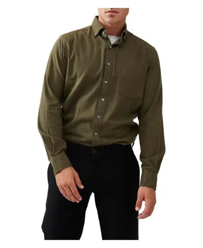 Rodd & Gunn Men's Barrhill Long Sleeve Sports Fit Shirt In Green