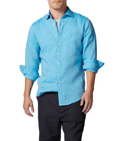 Rodd & Gunn Men's Linen Coromandel Sports Fit Shirt In Blue