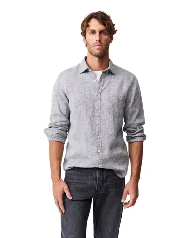 Rodd & Gunn Coromandel Button-up Linen Shirt In Blue