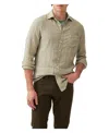 Rodd & Gunn Rodd Gunn Men's Coromandel Linen Long Sleeve Slim Fit Shirt In Green
