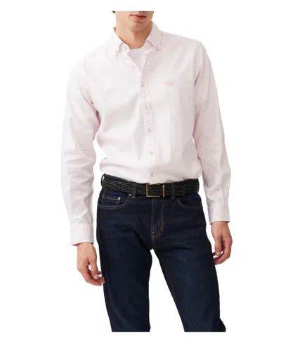 Rodd & Gunn Gunn Check Oxford Long Sleeve Slim Fit Shirt In Pink