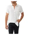 Rodd & Gunn Rodd Gunn Men's Palm Beach Short Sleeve Slim Fit Shirt In White