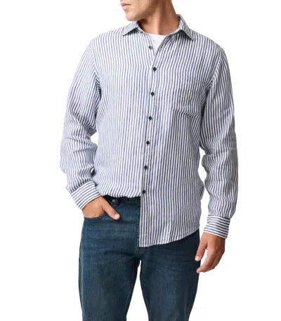 Rodd & Gunn Men's Port Charles Sports Fit Shirt In Blue
