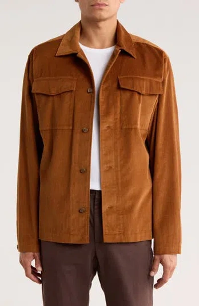 Rodd & Gunn Sandfly Bay Corduroy Shirt In Brown