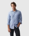 Rodd & Gunn Seaford Sports Fit Shirt In Blue