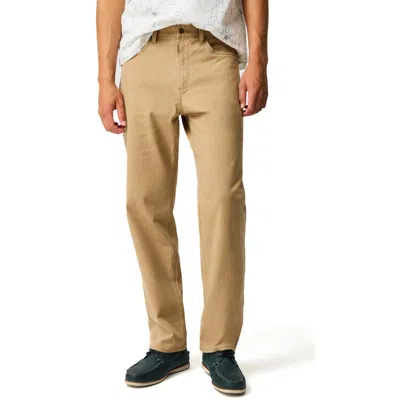 Rodd & Gunn Selwyn Huts Loose Fit Jeans In Saddle In Brown