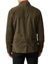 Rodd & Gunn Somerset Leather Jacket In Green