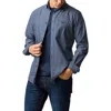 Rodd & Gunn Slim Fit Gunn Check Oxford 5 Long Sleeve Shirt In Blue