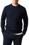 Rodd & Gunn Stewart Island Wool & Cahsmere Crewneck Sweater In Blue