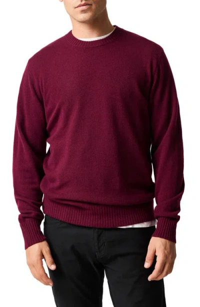 Rodd & Gunn Stewart Island Knit In Burgundy