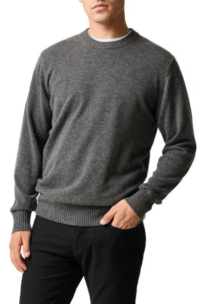 Rodd & Gunn Stewart Island Wool & Cahsmere Crewneck Sweater In Gray