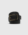 Rodd & Gunn Stirling Stretch Belt In Nero