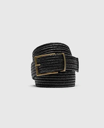 Rodd & Gunn Stirling Stretch Belt In Nero
