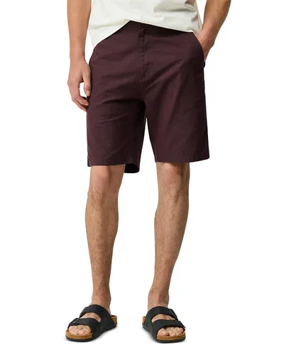 Rodd & Gunn Millwater Stretch Twill Shorts In Burgundy